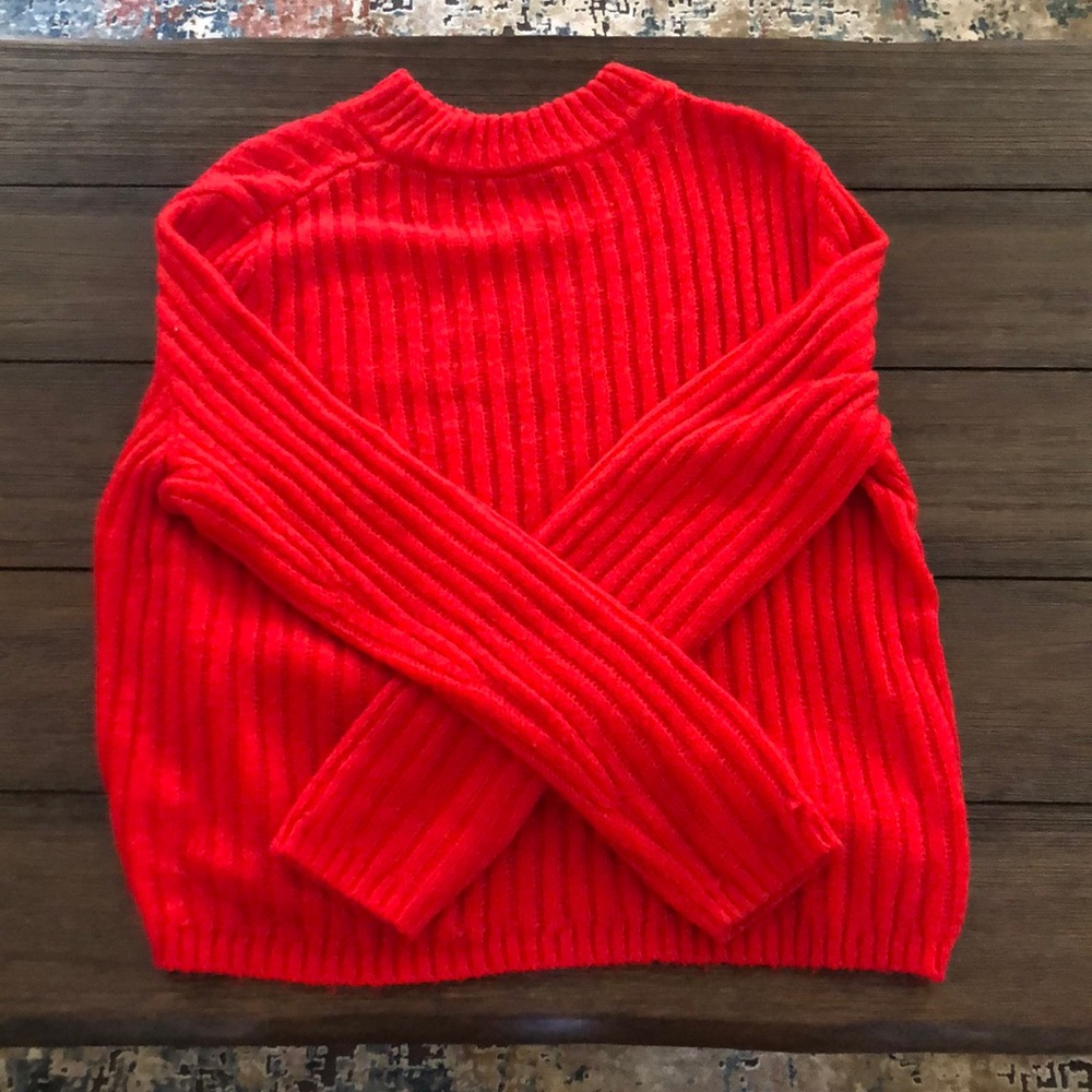 Warm Coral Sweater